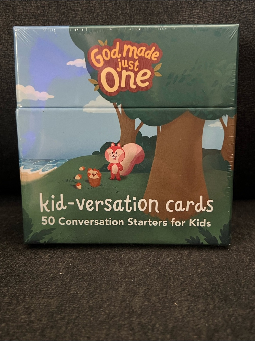 God Made Just One Kid-Versation Cards - Green and Pink